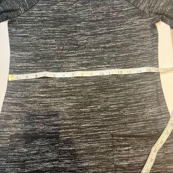 Twik Simons Knit Sweater Dress Size M Black Gray Marled - Picture 13 of 15